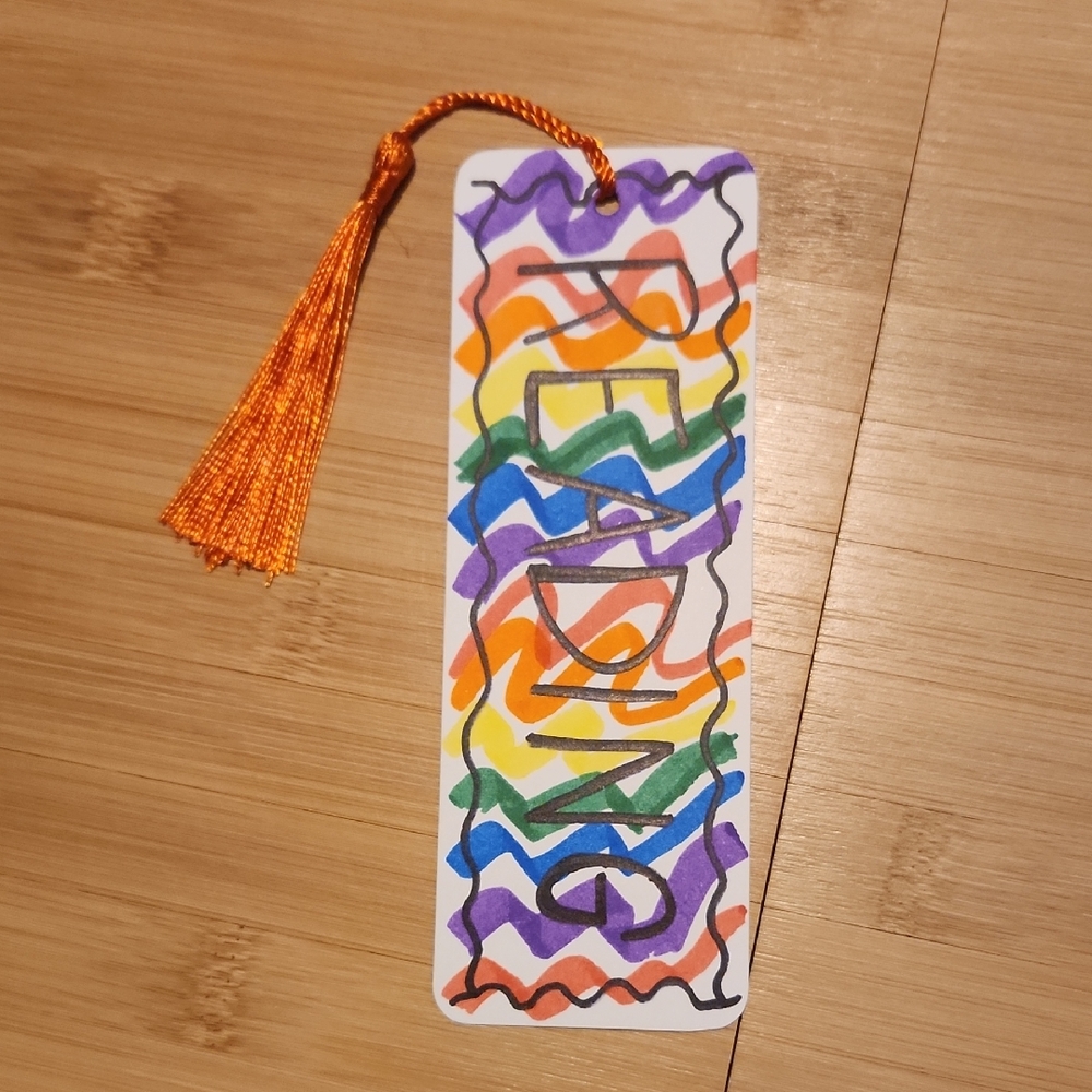 10/$20 Colorful Reading Bookmark with Tassel